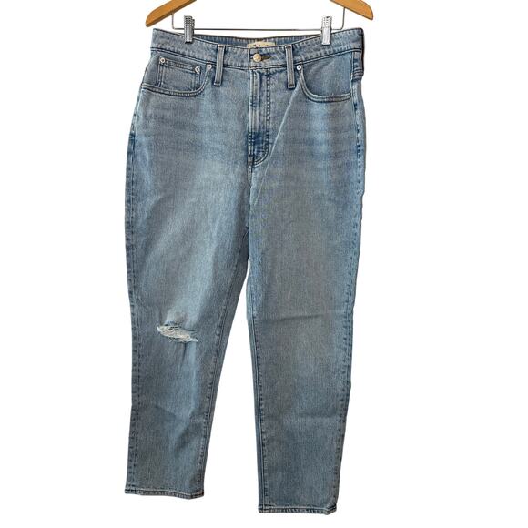 Madewell NWT The Curvy Perfect Vintage Crop Denim Jeans Size 32 - Picture 1 of 10